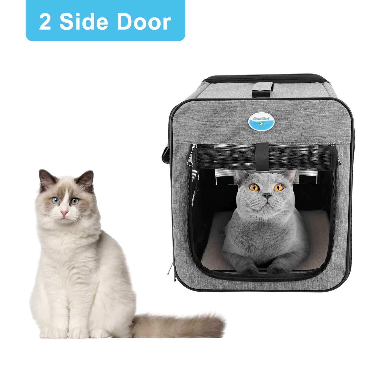 18.5x15.75x8.26 Inches Cat, Dog Carrier for Pets Up to 16 Lbs, Soft-Sided Cat Bag Animal Carriers Travel Puppy Carry As a Toy of Fabric Pet Home