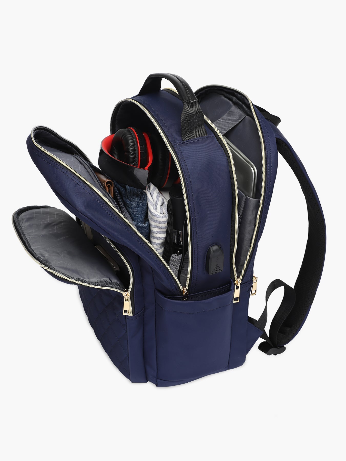 Womens Laptop Backpack 15.6-Inch Laptop & Tablet With USB Charging Port Modoker