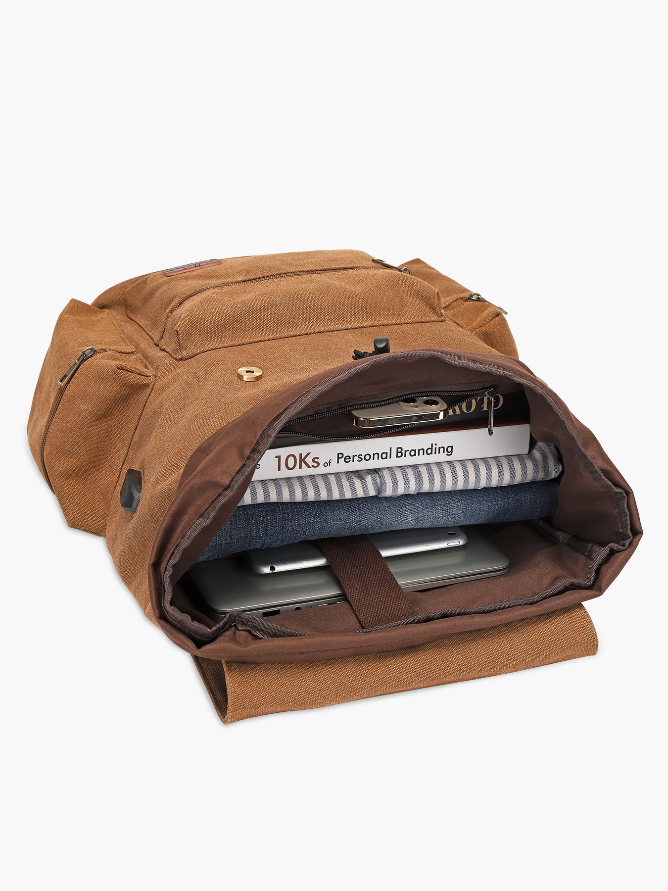 Travel Laptop Backpack Fits 17 Inch Computer & Tablet With USB Charging Port Modoker