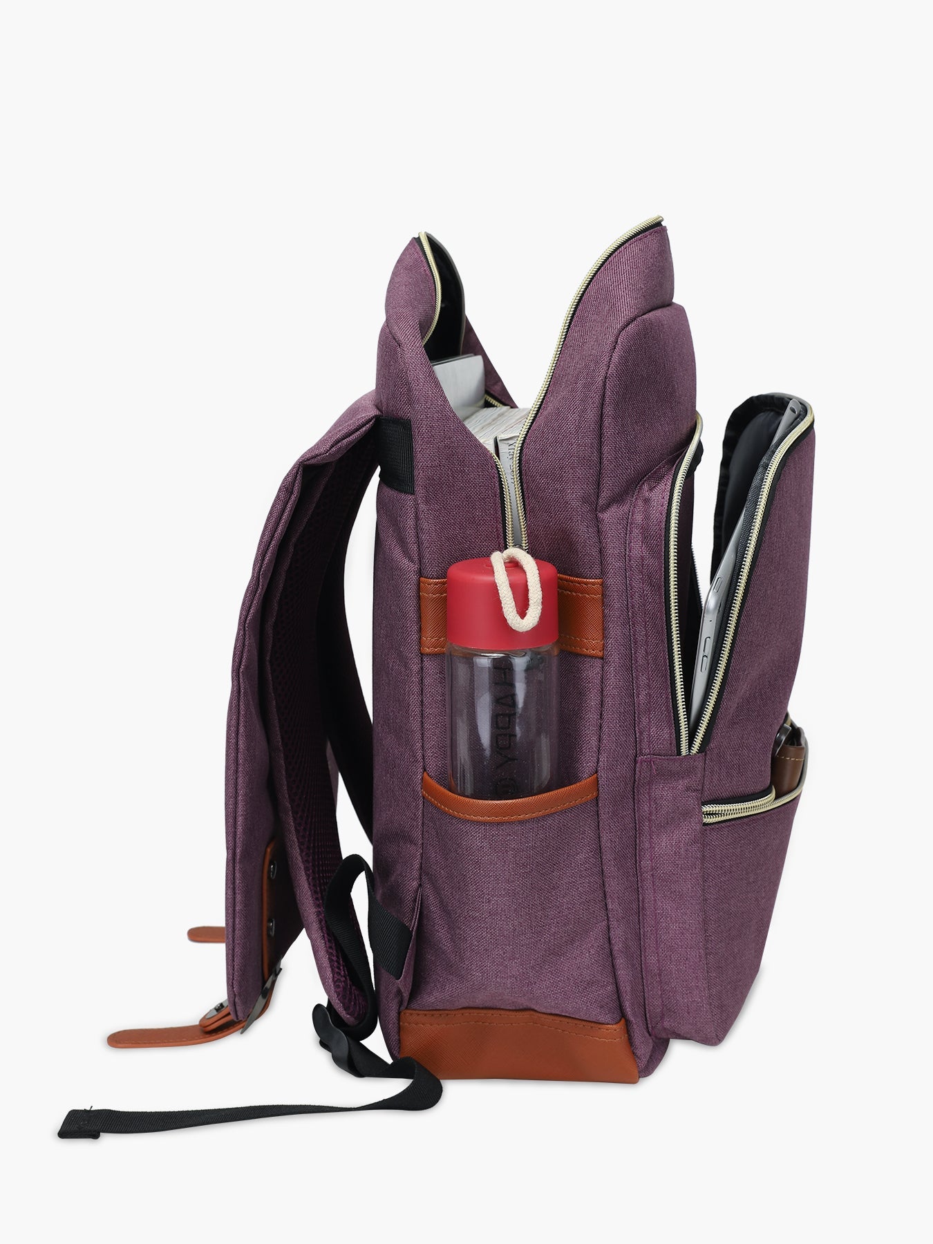 Modoker 15'' Vintage Laptop Backpack with USB Charging Port Modoker