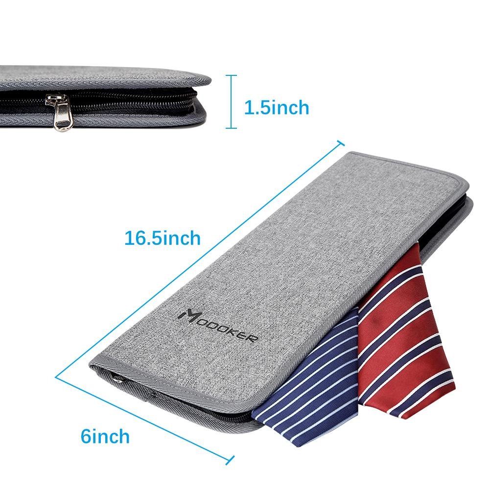 Modoker Tie Case for Travel Organizer Bag Suit Accessories Modoker