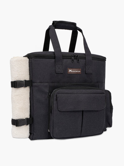 Modoker Black Laptop Backpack Fashion Bag Brown Buckles  eBay