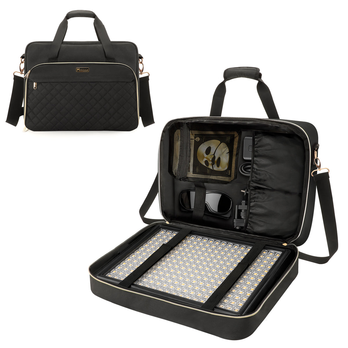Modoker Red Light Panel Carrying Bag | Padded Storage Case for LED Light Devices