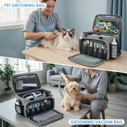 Modoker Dog Grooming Vacuum Organizer Bag with Tool Storage