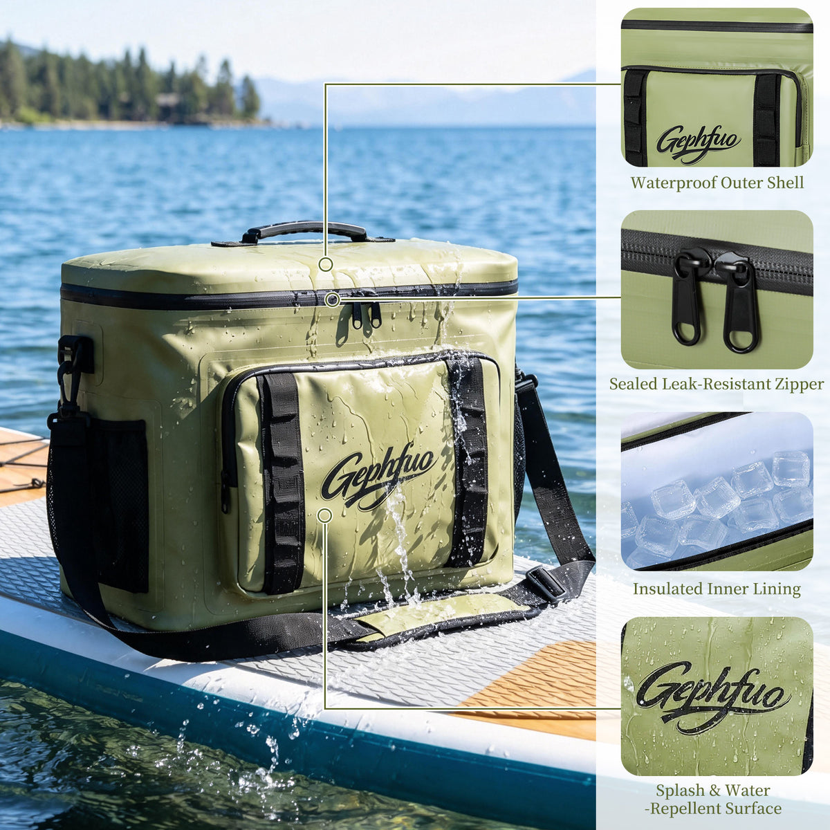 21L Kayak & SUP Cooler Bag for Fishing, Boating and Camping
