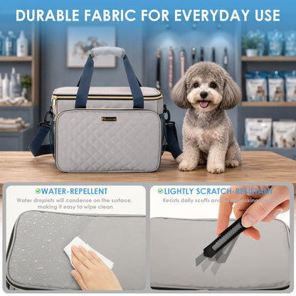 Modoker Dog Grooming Vacuum Organizer Bag with Tool Storage