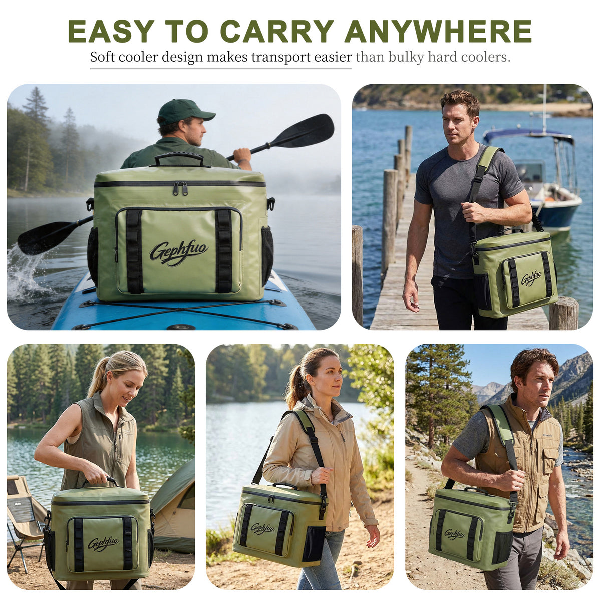 21L Kayak & SUP Cooler Bag for Fishing, Boating and Camping