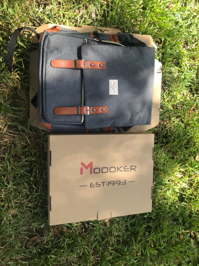 Buy Modoker Travel Laptop Backpack Rucksack for Womens Mens College School  Book Bag Vintage Backpack with USB Charging Port Water Resistant Casual  Daypack Fits 156 inch Macbook Black2 Online at desertcartINDIA