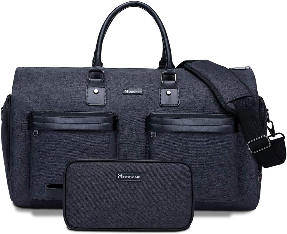 Modoker Convertible Garment Bag with Toiletry Bag  For Travel