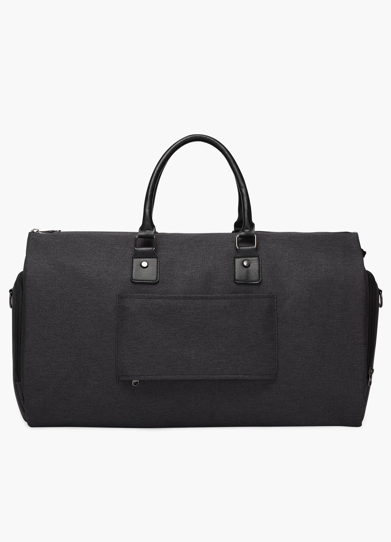 heavy duty men's garment bag for travel Modoker Convertible Garment Bag with Toiletry Bag For Travel Black