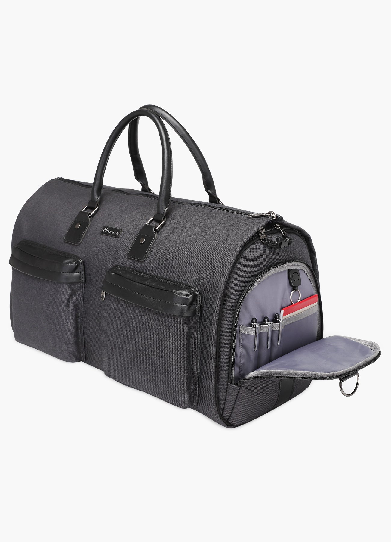 Convertible Garment Bag with Shoulder Strap, Modoker Carry on Garment Duffel Bag