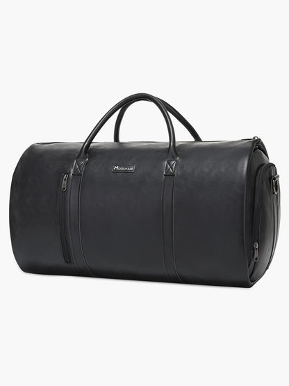 Modoker Convertible Leather Garment Bag For Travel Carry On