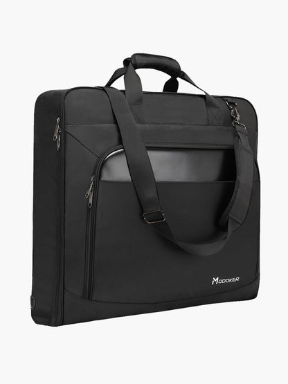 Modoker Suit Luggage Garment Bag with Shoulder Strap, Suit Carry on Bag Hanging Suitcase Garment Bags for Men Women Business Travel Grey